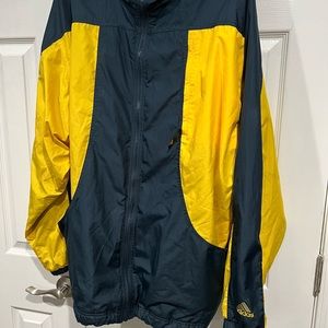 Vintage Adidas lined jacket.xxl.  Old school colors great condition.